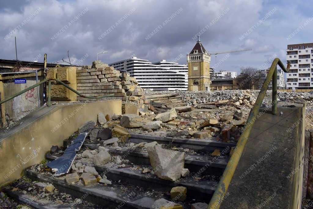 Városkép - Budapest - A régi Közvágóhíd területe