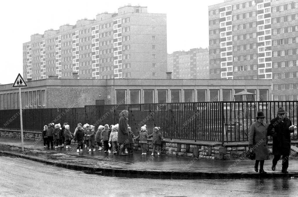 A Kelenföldi lakótelepen