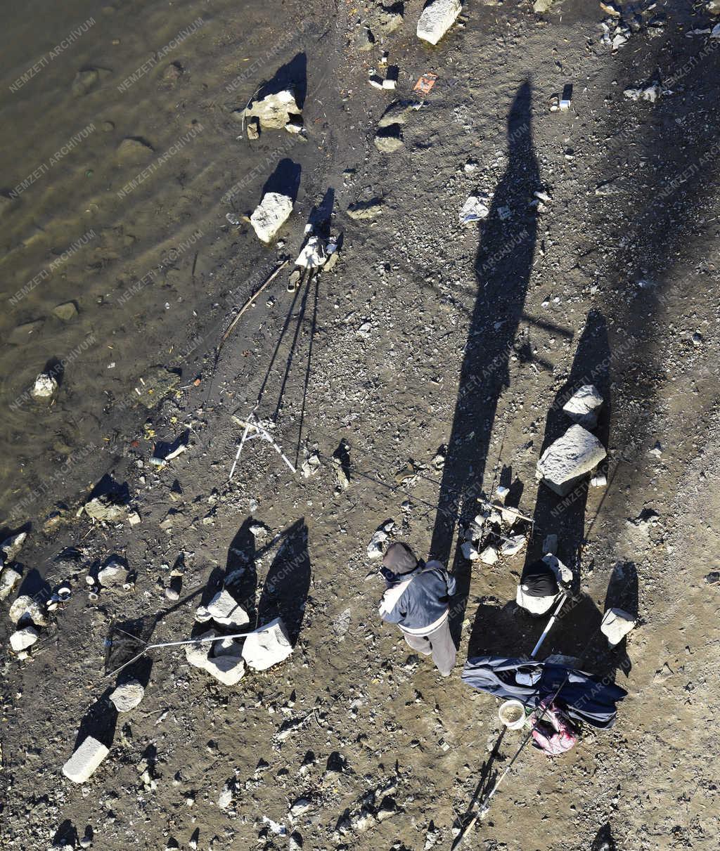 Szabadidő - Budapest - Horgász az Újpesti-öbölben