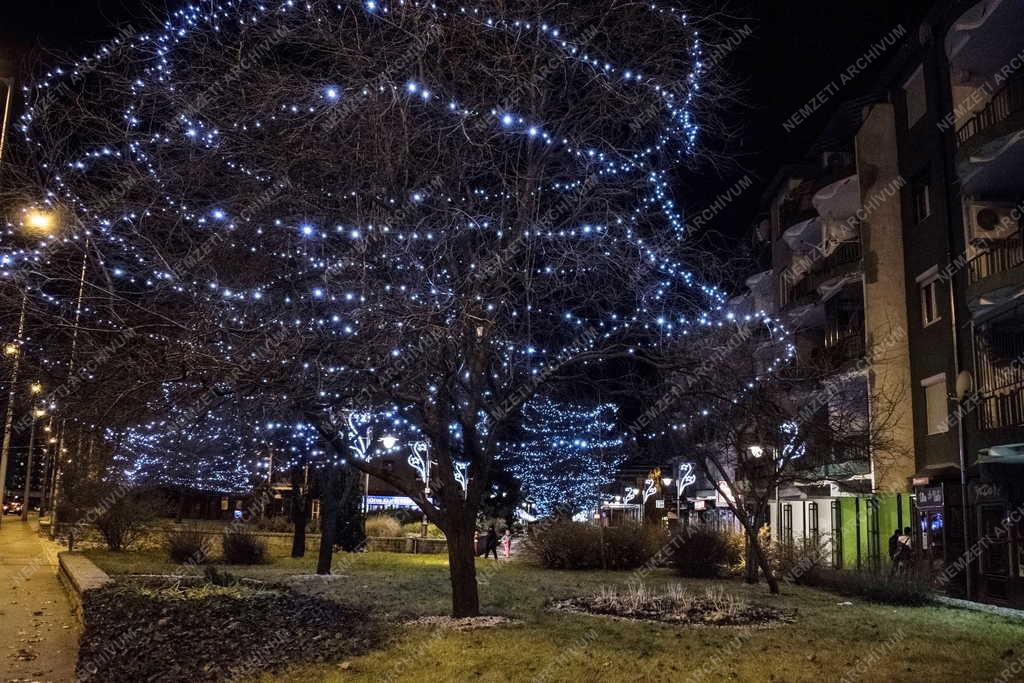 Városkép - Budapest - Karácsonyi díszkivilágítás