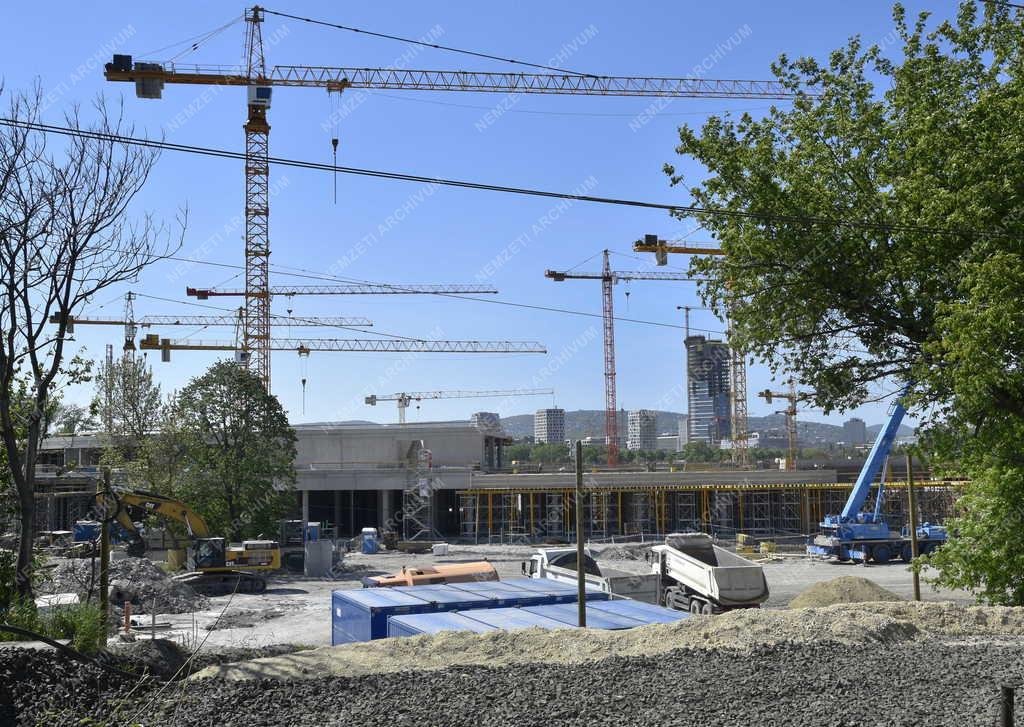 Településfejlesztés - Épül a budapesti Nemzeti Atlétikai Stadion