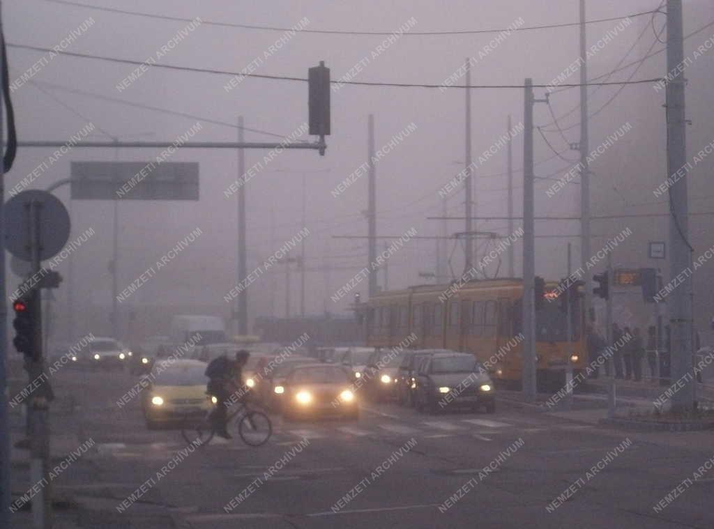 Időjárás - Budapest - Ködös reggel