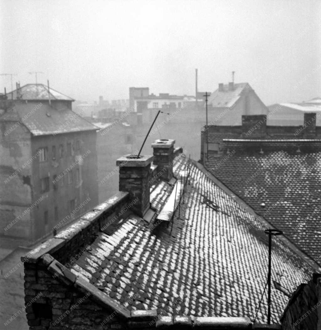 Időjárás - Lehullott az első hó Budapesten