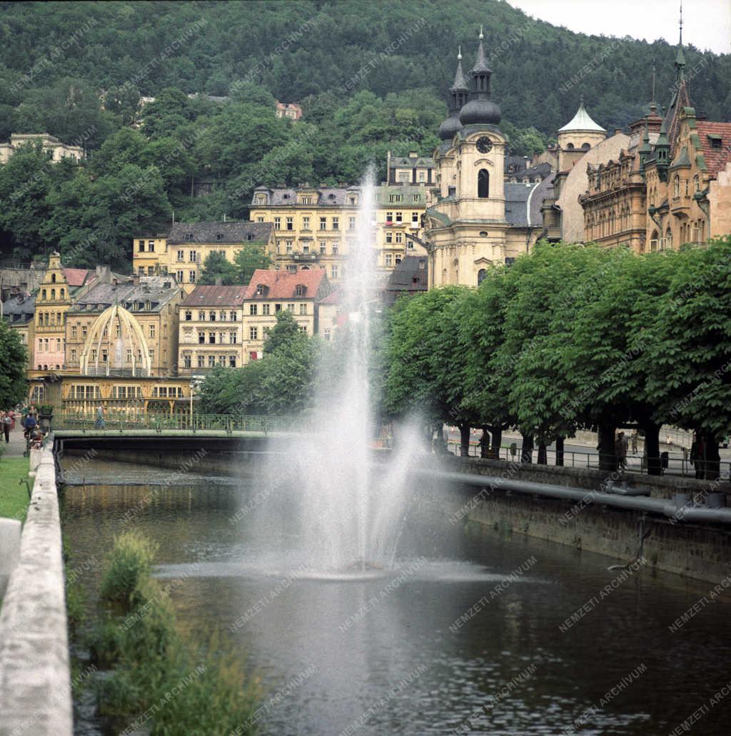 Városkép - Csehszlovákia - Karlovy Vary