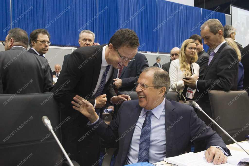 Szijjártó Péter az EBESZ Miniszteri Tanácsának konferenciáján Belgrádban 