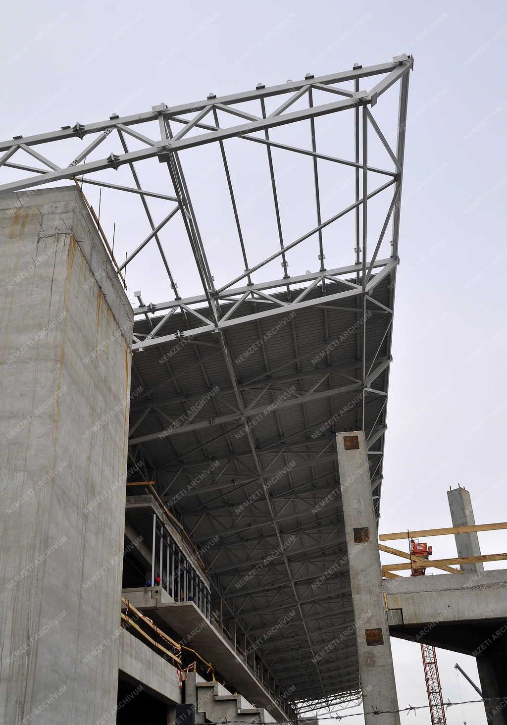 Sport - Budapest - Épül a Vasas új labdarúgó-stadionja