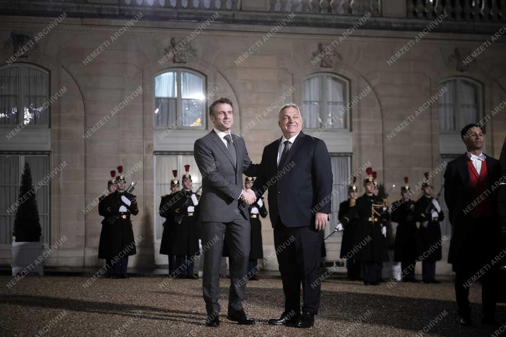 Magyar-francia csúcstalálkozó Párizsban 