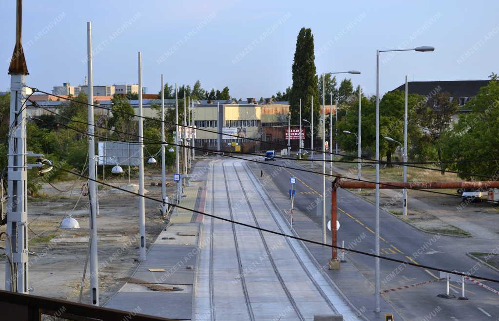 Felújítás - Budapest - Villamosvonal felújítása Kőbányán