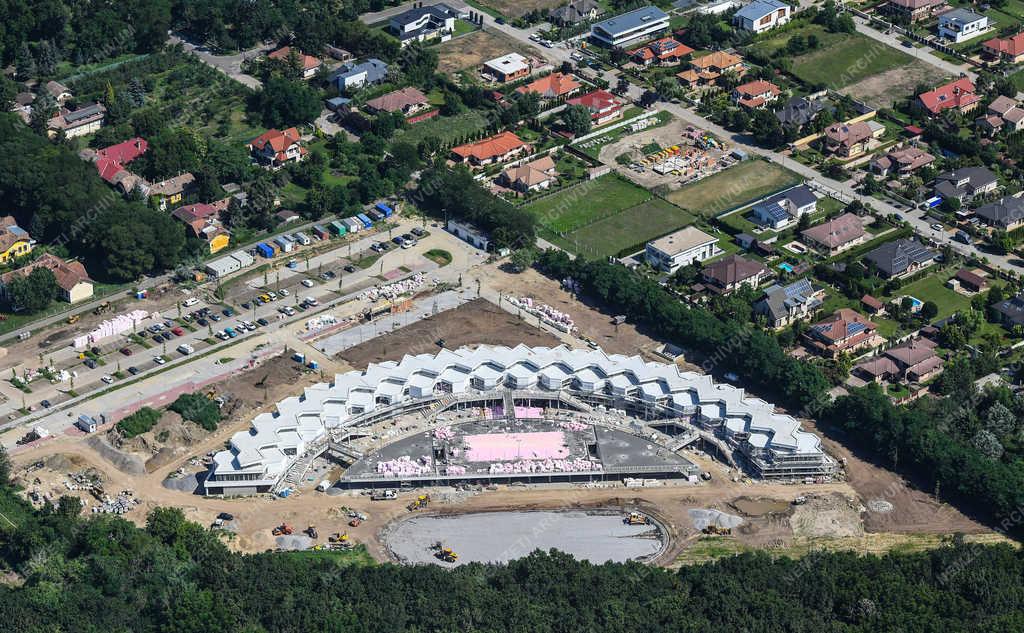 Légi fotó - Debrecen - Nemzetközi iskola épül
