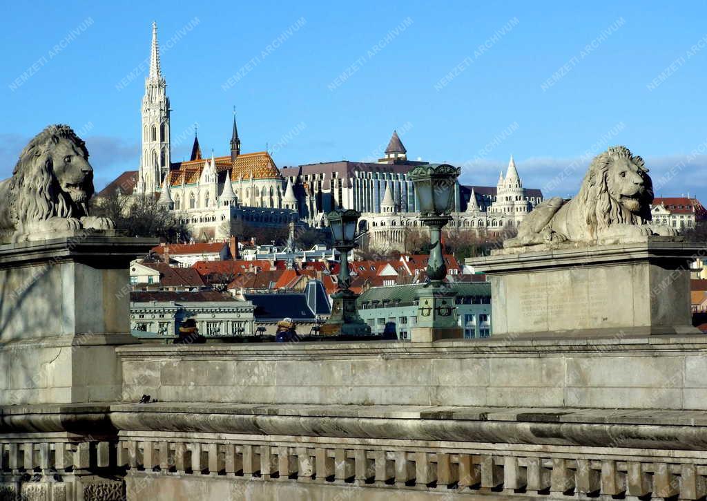 Városkép - Budapest - A budai Vár részlete 