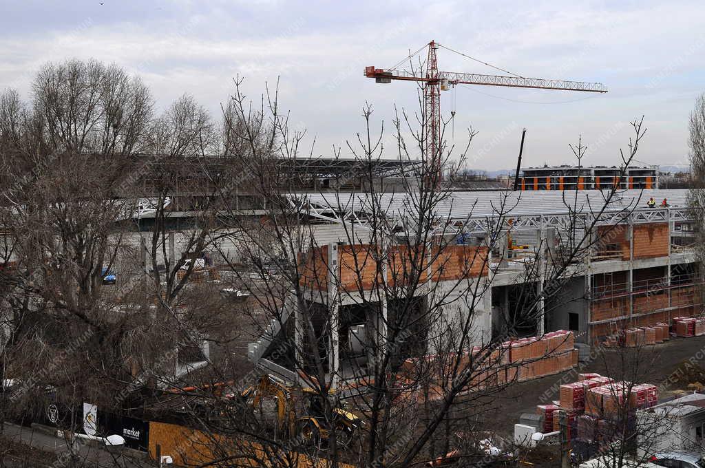 Sport - Budapest - Épül a Vasas új labdarúgó-stadionja