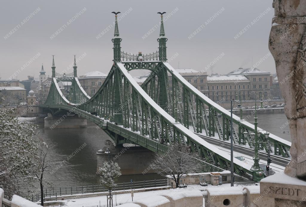 Városkép - Budapest - Havazás