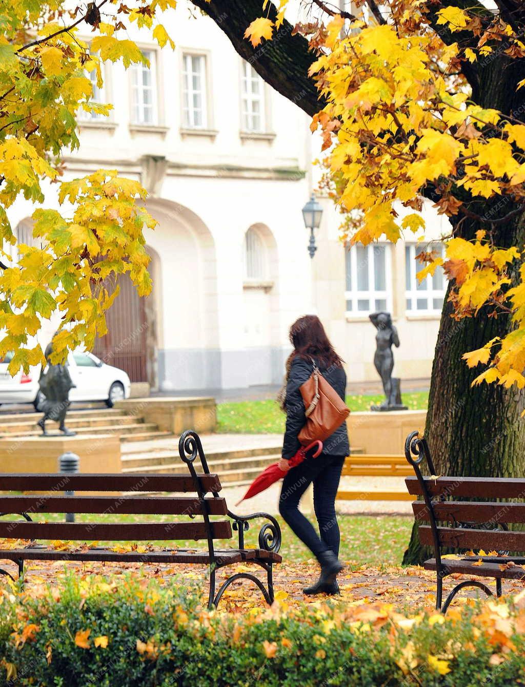 Időjárás - Debrecen - Esős ősz 