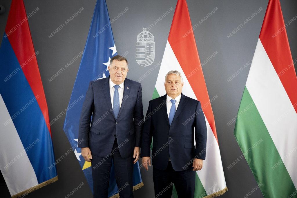 Orbán Viktor a boszniai szerb elnökkel tárgyalt