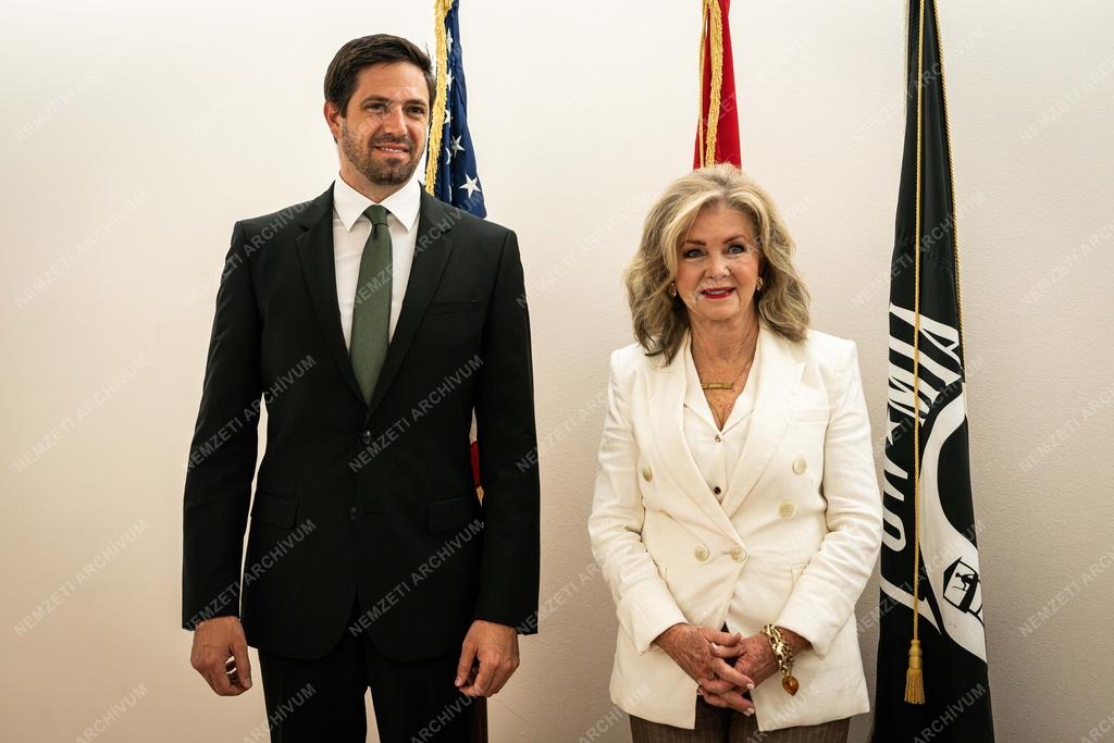 Magyar Levente Marsha Blackburn republikánus szenátorral tárgyalt Washingtonban
