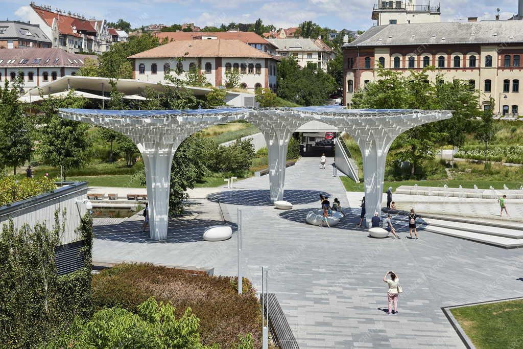 Városkép - Budapest - Millenáris Széllkapu Park