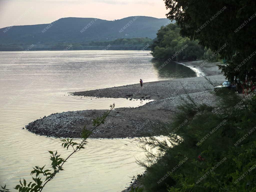 Tájkép - Verőce - Alacsony a Duna vízállása