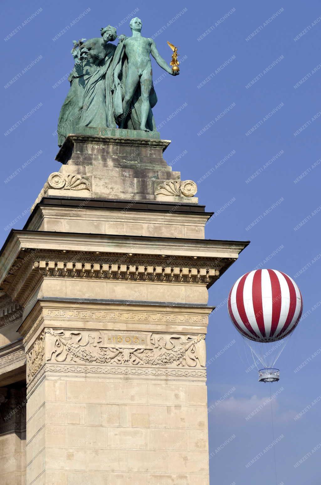 Idegenforgalom - Budapest - Ballon kilátó a Városligetben