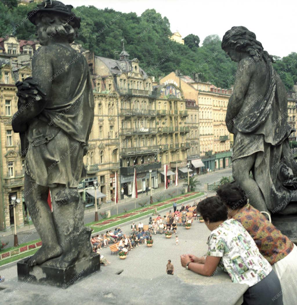 Városkép - Csehszlovákia - Karlovy Vary