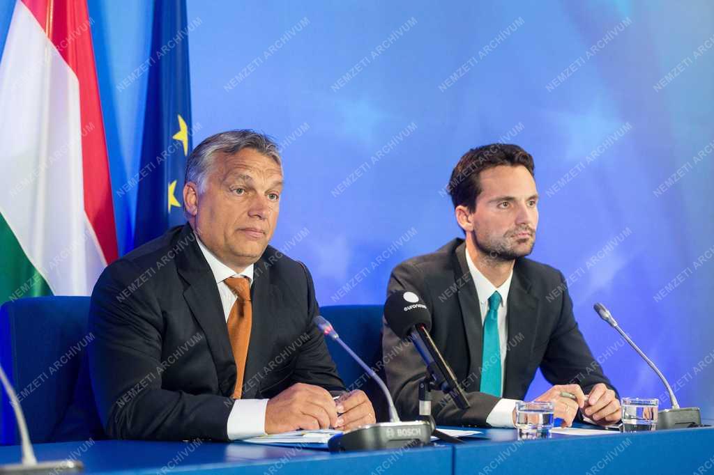 Orbán Viktor Brüsszelben