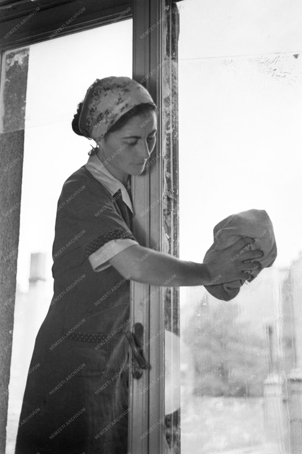 Életkép - Ablaktakarítás