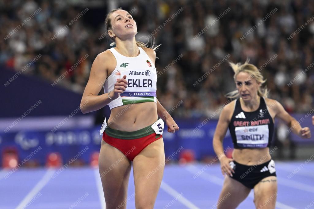 Párizs 2024 - Paralimpia - Ekler Luca ezüstérmes 400 méteren