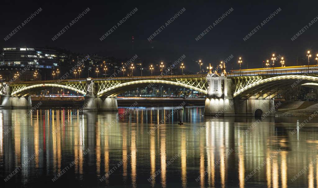 Esti városkép - Budapest - Margit híd 