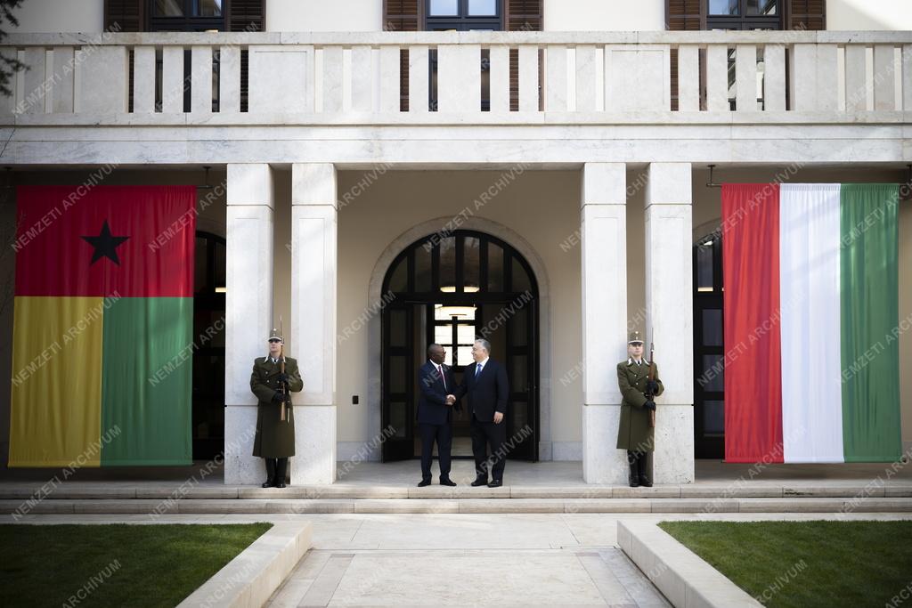 Orbán Viktor Bissau-Guinea elnökét fogadta