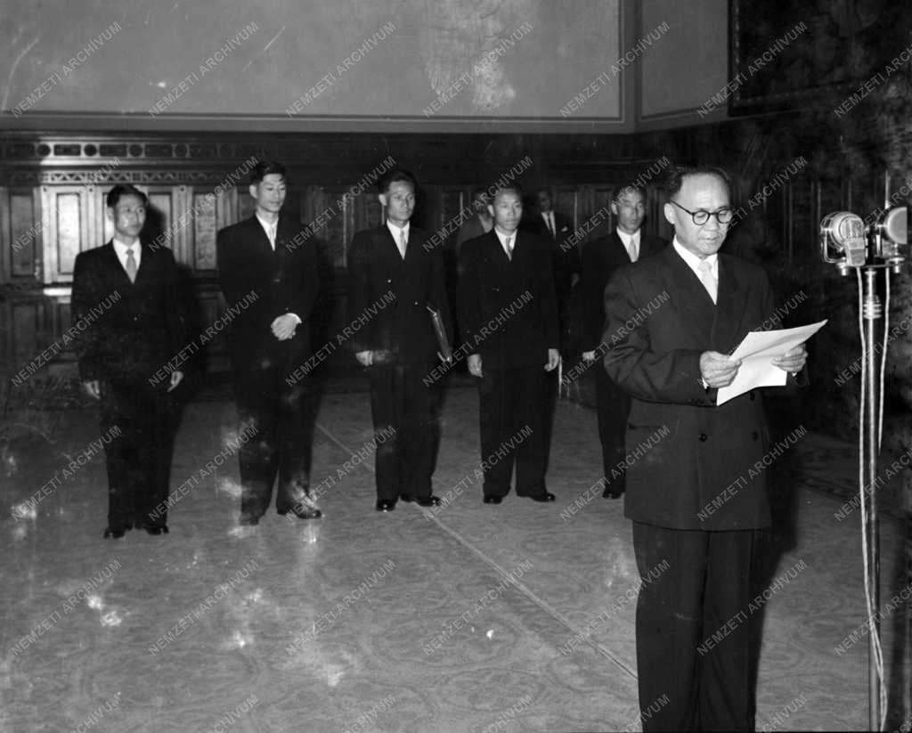 Külkapcsolat - Koreai nagykövet fogadása
