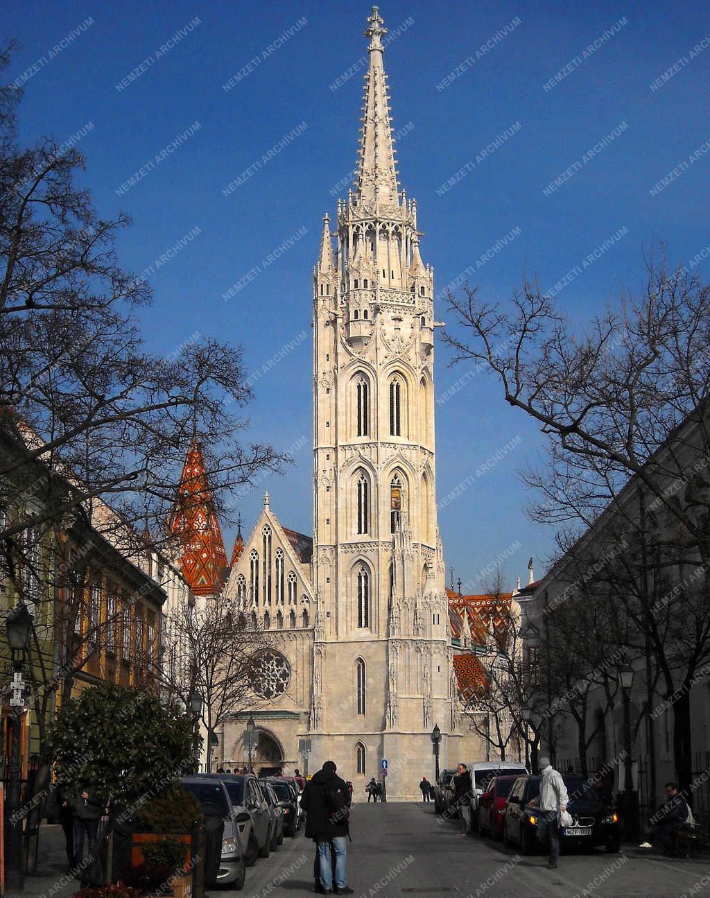 Városkép - Budapest - A Mátyás-templom épülete 