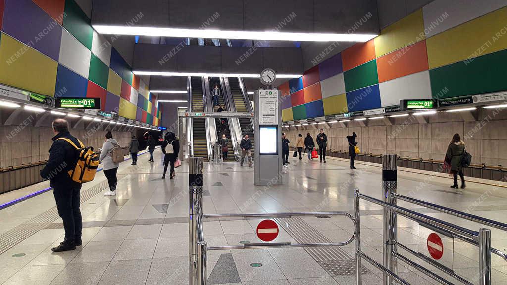 Közlekedés - Budapest - M4-es metró 