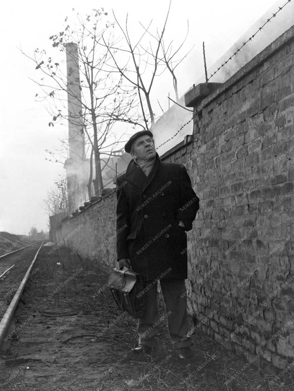 Kultúra - Film - A téglafal mögött c. tv film forgatása