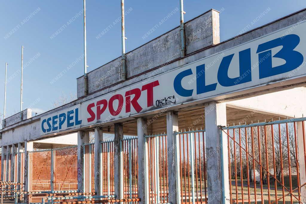 Épület - Budapest - Csepel Stadion 