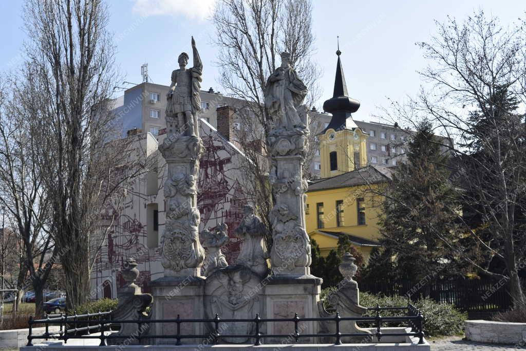 Városkép - Budapest - Szent Flórián-szoborcsopor Óbudán