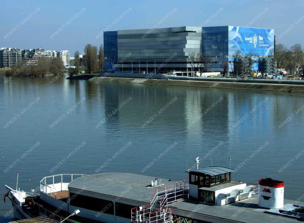 Városkép - Budapest - Épül a  Dagály Úszóközpont