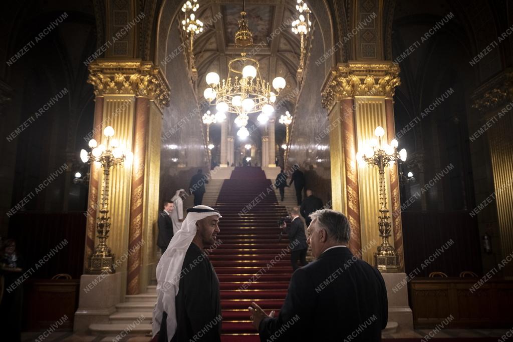 Orbán Viktor fogadta az Egyesült Arab Emírségek elnökét