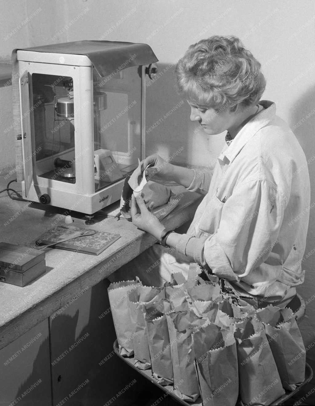 Mezőgazdaság - A Zengőváraljai Állami Gazdaság laboratóriuma