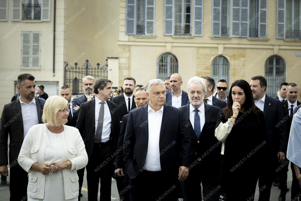 Orbán Viktor a Patrióták Európáért pártcsalád elnökségi ülésén