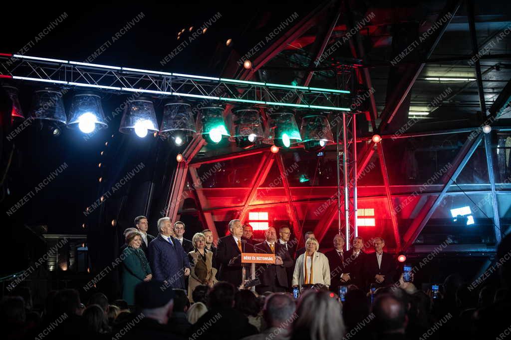 Választás 2022 - A Fidesz-KDNP eredményváró rendezvénye - Orbán Viktor beszéde 