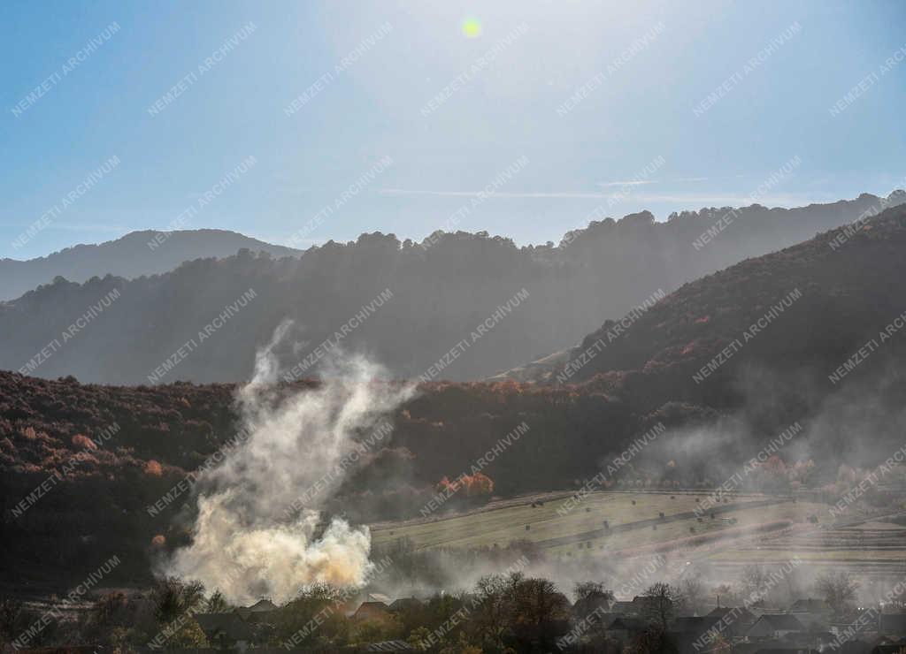 Természet - Torockó - Őszi lombégetés