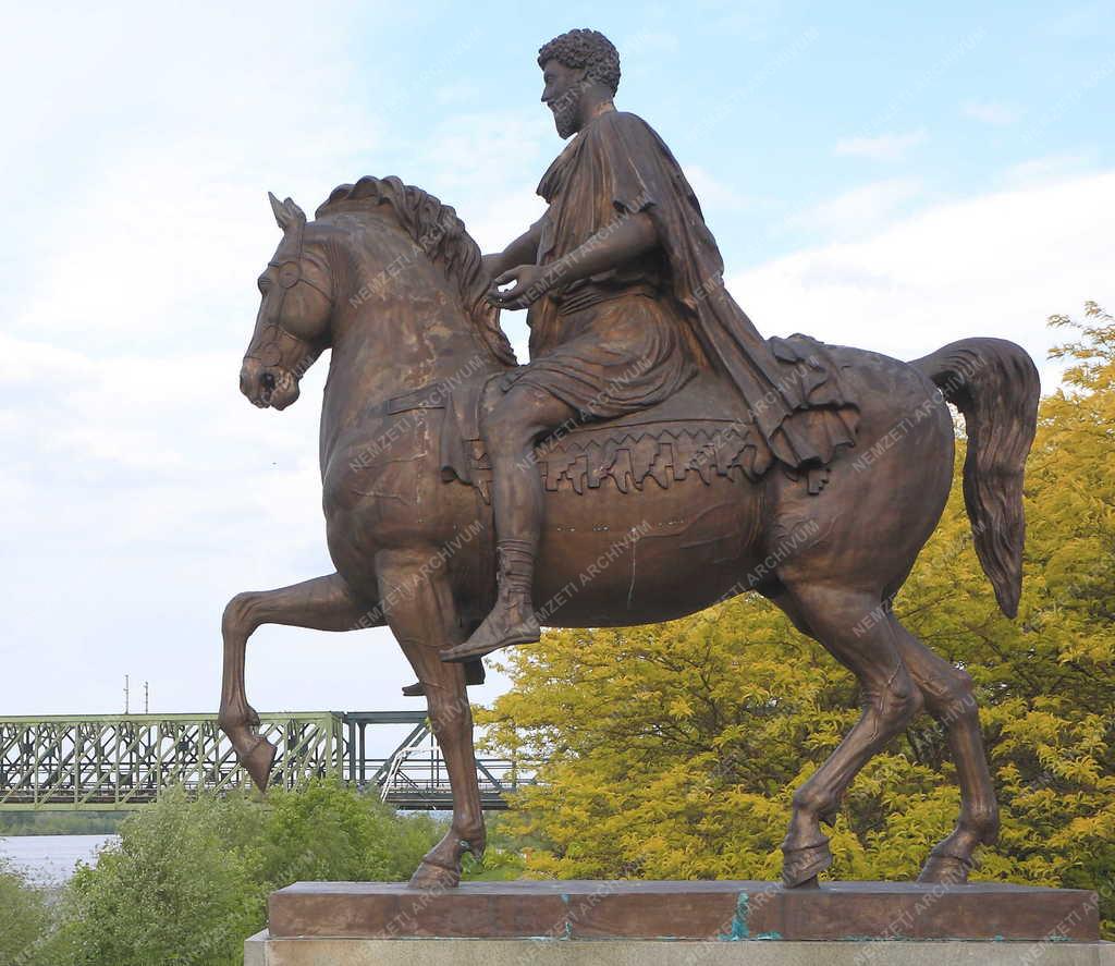 Műalkotás - Marcus Aurelius császár lovasszobra 