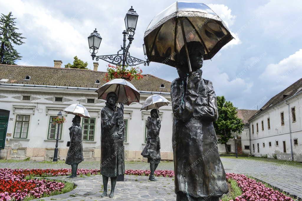 Műalkotás - Budapest - Várakozók szobra