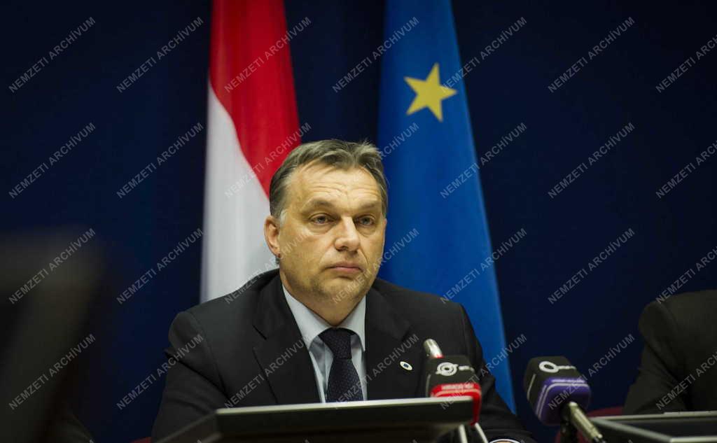 EU-csúcs Brüsszelben - Orbán Viktor sajtótájékoztatója