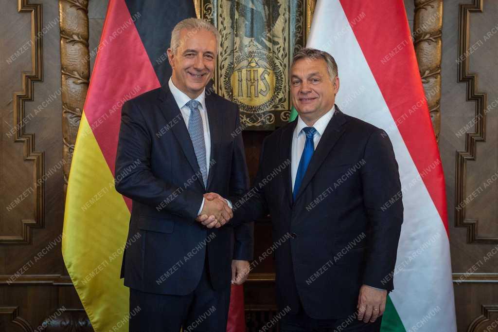 Orbán Viktor és Stanislaw Tillich találkozója