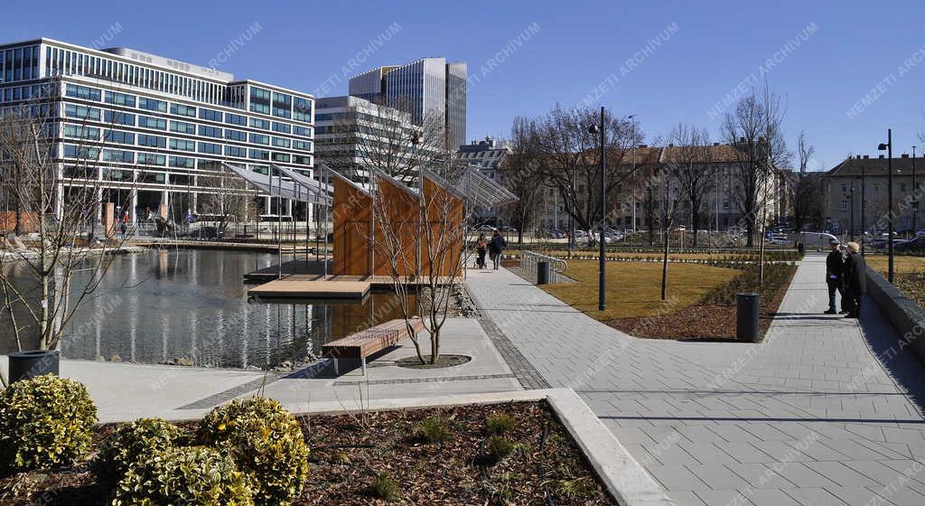 Településfejlesztés - Budapest - Új közpark a Vizafogónál