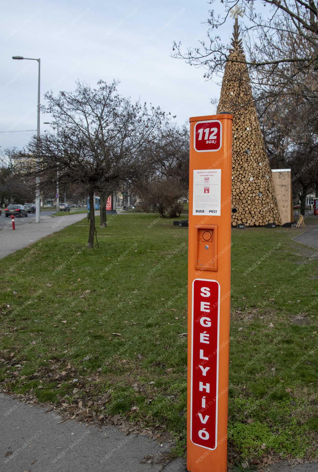 Közbiztonság - Budapest - Segélykérő állomás