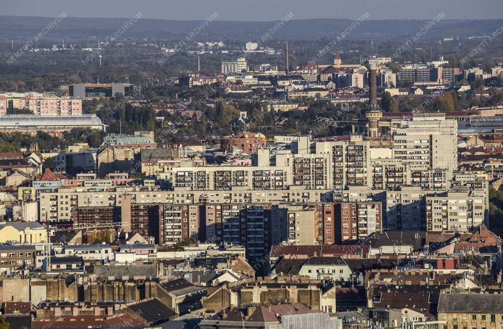 Városkép - Budapest - Látkép a Gellért-hegyről