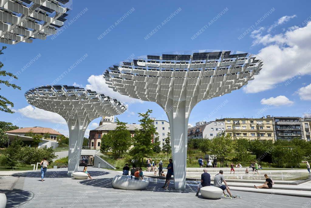 Városkép - Budapest - Millenáris Széllkapu Park