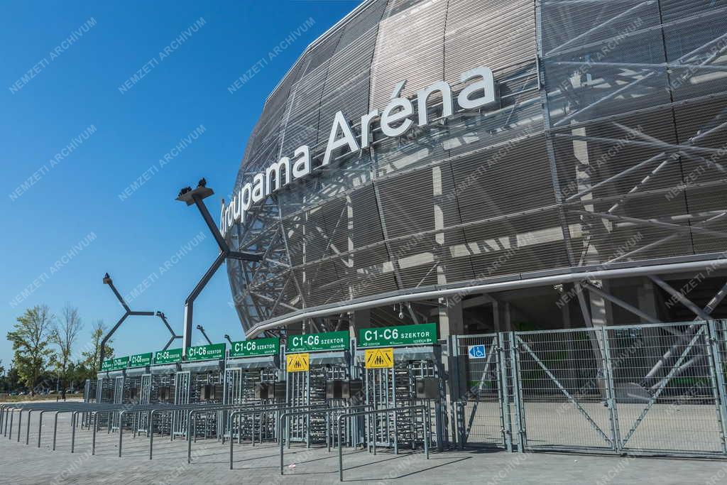 Sportlétesítmény - Budapest - A Groupama Aréna