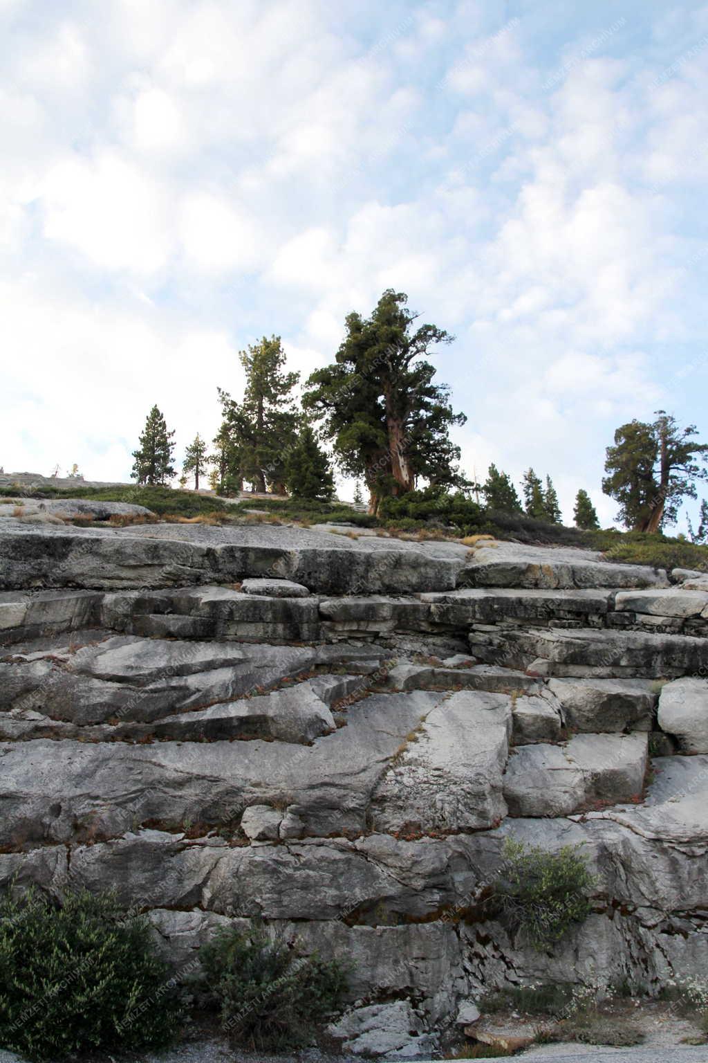 Természet -  Sziklaképződmény a Yosemite Nemzeti Parkban